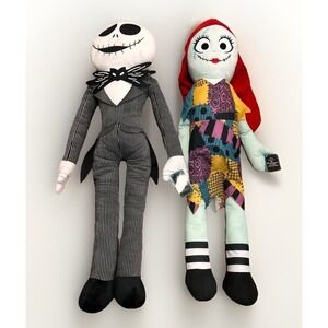 NWT Disney Nightmare Before Christmas 38" Jack Skellington & Sally Jumbo Plush